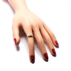 Srebrny Pierścionek z Diamentowymi Cyrkoniami