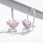 Srebrne Kolczyki Motylki