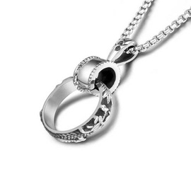 Zawieszka z Obrączką ze Stali Szlachetnej