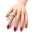 Srebrny Pierścionek z Opalem i Cyrkoniami