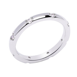 Srebrna Obrączka z Cyrkoniami