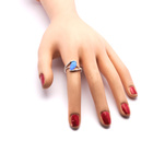 Srebrny Pierścionek z Opalem i Cyrkoniami