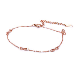 Bransoletka na Nogę Nieskończoność Stal Szlachetna