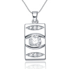 Srebrna Zawieszka Wysadzana Cyrkoniami