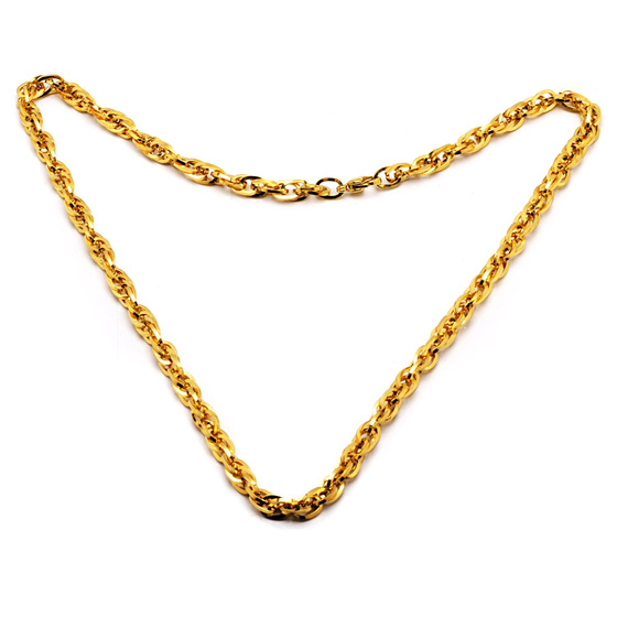 Złoty Łańcuszek ze Stali Szlachetnej Kordel