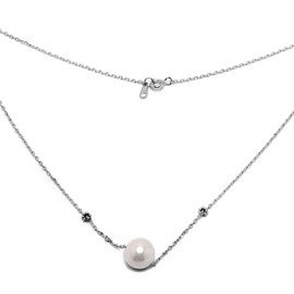 Srebrny Naszyjnik z Perłą