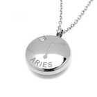 Naszyjnik Znak Zodiaku Baran Stal Szlachetna