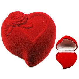 Pudełeczko na Biżuterię Serce w Kształcie Serca