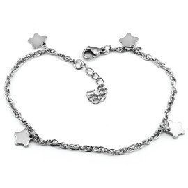 Damska Bransoletka na Rękę z Gwiazdkami