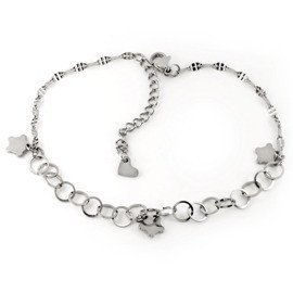 Damska Bransoletka na Nogę z Gwiazdkami