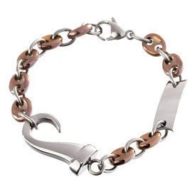 Bransoletka z Hakiem Pokryta Różowym Złotem