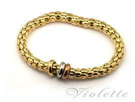 Złota Bransoletka ze Stali Szlachetnej nr.5663