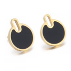 Złote Kolczyki ze Stali Szlachetnej