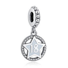 Srebrna Zawieszka Przywieszka Gwiazda 18