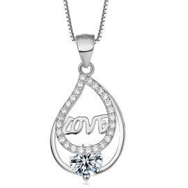 Srebrna Zawieszka Dla Zakochanych LOVE