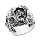 Sygnet Vikinga Twarz Stal Szlachetna