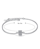 Bransoletka Srebrna Kostka z Cyrkoniami