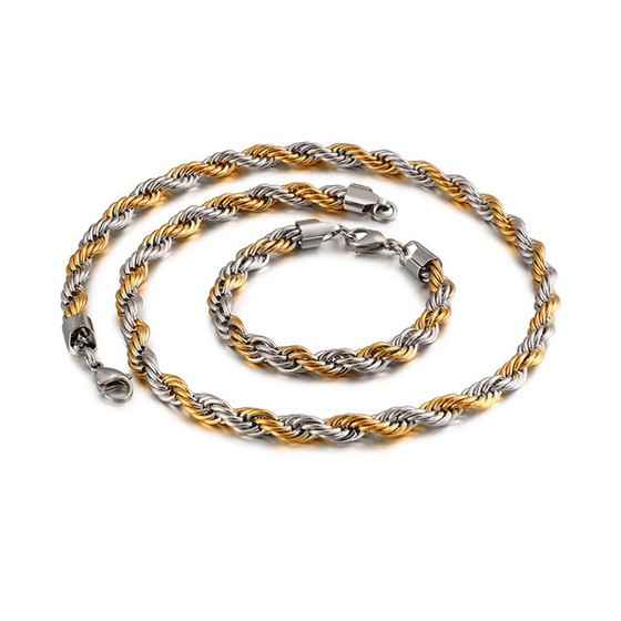 Łańcuszek ze Stali Szlachetnej Singapur 60cm