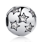 Srebrna Zawieszka Przwieszka Kula w Gwiazdki