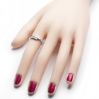 Pierścionek Srebrny z Białymi Mikro Cyrkoniami