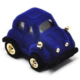 Niebieskie Pudełko na Biżuterię Samochód