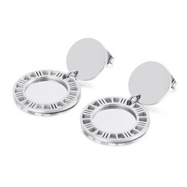 Okrągłe Kolczyki ze Stali Szlachetnej