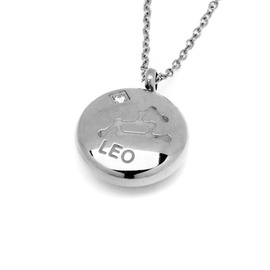 Naszyjnik Znak Zodiaku Lew Stal Szlachetna