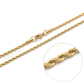 Złoty Łańcuszek ze Stali Szlachetnej Singapur