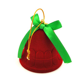 Czerwony Dzwonek z Kokardą na Biżuterię