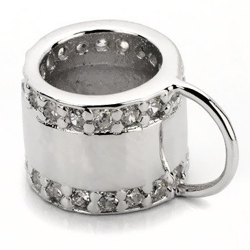 Przywieszka do Bransolet Srebrna Kubek