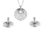 Komplet Naszyjnik i Kolczyki Stal Szlachetna