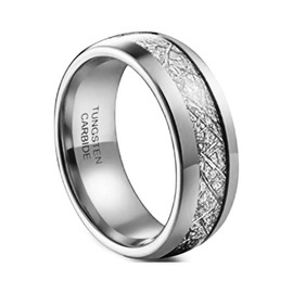 Obrączka z Wolframu Damsko Męska