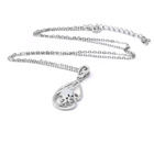 Srebrny Naszyjnik z Białym Opalem