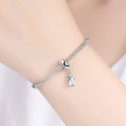 Srebrna Zawieszka Przywieszka Postać Dziewczynki