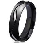 Czarna Obrączka ze Stali Szlachetnej