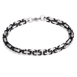 Czarna Bransoletka ze Stali Chirurgicznej