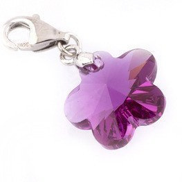 Srebrna Przywieszka z Rubinowym Kryształkiem