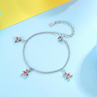 Bransoletka Srebrna z Misiami