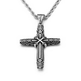 Zawieszka Krzyż ze Stali Szlachetnej