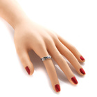 Srebrny Pierścionek z Abalonem