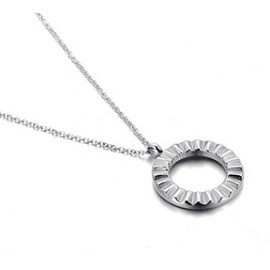 Naszyjnik Sześciokąty Stal Szlachetna