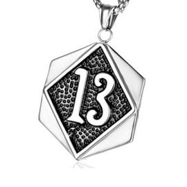 Zawieszka Szczęśliwa Trzynastka Stal Szlachetna