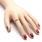 Złoty Pierścionek z Brylantami Zawijaniec 