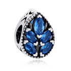 Srebrna Zawieszka z Szafirowymi Cyrkoniami