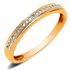 Obrączka Srebrna Pokryta Różowym Złotem