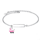 Bransoletka Srebrna Wózek Dziecięcy