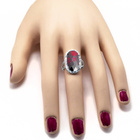 Komplet Srebrny Pierścionek i Wisiorek