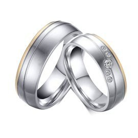 Komplet Obrączek Dla Pary Stal Szlachetna