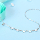 Bransoletka Srebrna z Gwiazdkami