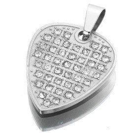 Zawieszki Serce Wysadzane Cyrkoniami